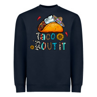 Navy taco bout it Heavyweight Sweatshirt - CowhideDigitalArt