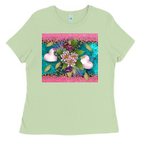 Matcha v.d flowers and hearts Ladies Tee - AdoDesignShop
