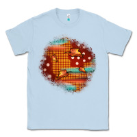 Dusty Blue fall patch Classic Tee - JahusDesignShop