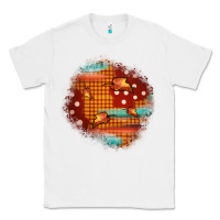 White fall patch Classic Tee - JahusDesignShop