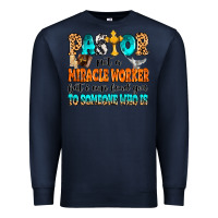 Navy Pastor not a miracle worker Premium Sweatshirt - MaliasSmallBusiness