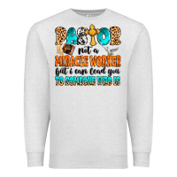 Oatmeal Heather Pastor not a miracle worker Premium Sweatshirt - MaliasSmallBusiness