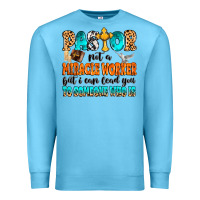 Ocean Blue Pastor not a miracle worker Premium Sweatshirt - MaliasSmallBusiness