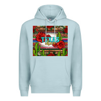 Blue Mist texas chica with roses Premium Hoodie - Jasminsmagicworld