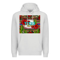 Dove Grey texas chica with roses Premium Hoodie - Jasminsmagicworld