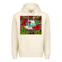 Sandshell texas chica with roses Premium Hoodie - Jasminsmagicworld