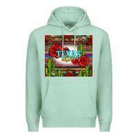 Seafoam texas chica with roses Premium Hoodie - Jasminsmagicworld