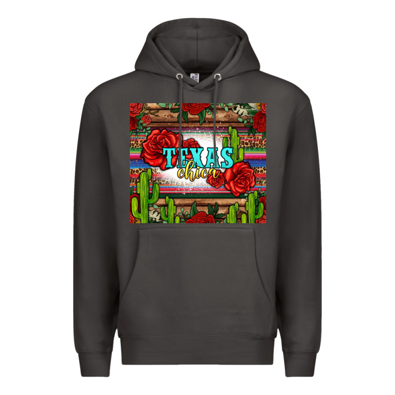 Texas Chica With Roses Premium Hoodie by Jasminsmagicworld | Teevron