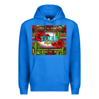 True Royal texas chica with roses Premium Hoodie - Jasminsmagicworld