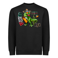 Black taco saurus rex Heavyweight Sweatshirt - CowhideDigitalArt