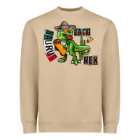 Mushroom taco saurus rex Heavyweight Sweatshirt - CowhideDigitalArt