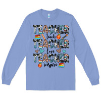 Colony Blue teacher teach love inspire Long Sleeve Tee - JahusDesignShop