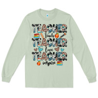 Matcha teacher teach love inspire Long Sleeve Tee - JahusDesignShop