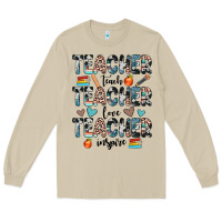 Mushroom teacher teach love inspire Long Sleeve Tee - JahusDesignShop