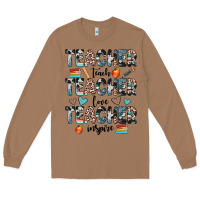 Toasted Coconut teacher teach love inspire Long Sleeve Tee - JahusDesignShop