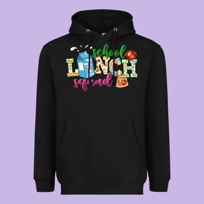 School Lunch Squad Heavyweight Hoodie Designed By Nancycooperartshop