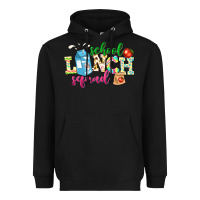 Black school lunch squad Heavyweight Hoodie - NancyCooperArtShop