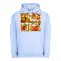 Pigment Grape Ice Hello Fall pumpkins Urban Hoodie - NancyCooperArtShop