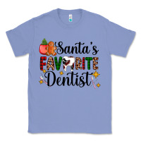 Colony Blue santa's favorite dentist Classic Tee - AdoDesignShop