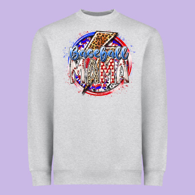 Baseball Mama Heavyweight Sweatshirt Designed By Racoondesign