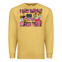Antique Gold i can totally make that Premium Sweatshirt - MaliasSmallBusiness