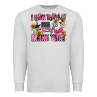 Dove Grey i can totally make that Premium Sweatshirt - MaliasSmallBusiness