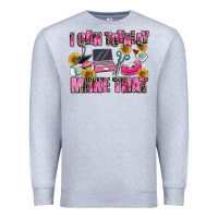 Heather Grey i can totally make that Premium Sweatshirt - MaliasSmallBusiness