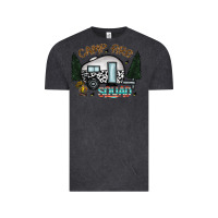 Vintage Black camp fire squad Vintage Tee - CowhideDigitalArt