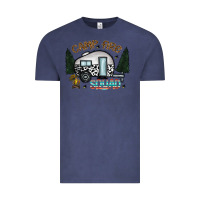 Vintage Denim camp fire squad Vintage Tee - CowhideDigitalArt
