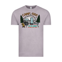 Vintage Zinc camp fire squad Vintage Tee - CowhideDigitalArt
