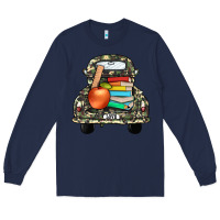 Navy farm truck,back to school Long Sleeve Tee - JahusDesignShop
