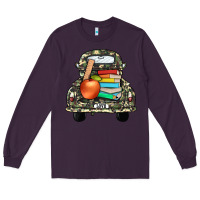 Plum farm truck,back to school Long Sleeve Tee - JahusDesignShop