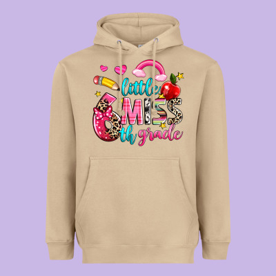 Little Miss Sixth Grade Heavyweight Hoodie Designed By Nancycooperartshop