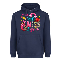 Navy little miss sixth grade Heavyweight Hoodie - NancyCooperArtShop
