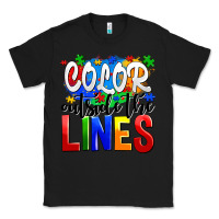 Black color outside the lines Classic Tee - AdoDesignShop