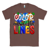 Chestnut color outside the lines Classic Tee - AdoDesignShop