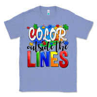 Colony Blue color outside the lines Classic Tee - AdoDesignShop
