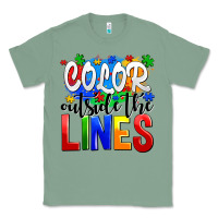 Sage color outside the lines Classic Tee - AdoDesignShop