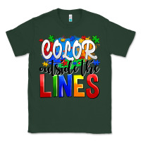 Sports Green color outside the lines Classic Tee - AdoDesignShop