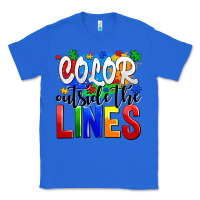 True Royal color outside the lines Classic Tee - AdoDesignShop