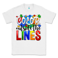 White color outside the lines Classic Tee - AdoDesignShop