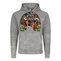 Cloud Rock rodeo cowboy rainbow Vintage Hoodie - JahusDesignShop