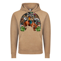 Vintage Coffee rodeo cowboy rainbow Vintage Hoodie - JahusDesignShop