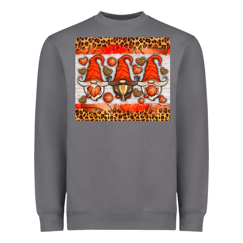 Basketball Gnome Heavyweight Sweatshirt by HRA Design Shop | Teevron