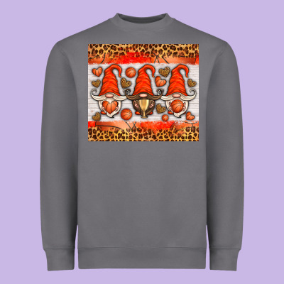 Basketball Gnome Heavyweight Sweatshirt Designed By Hra Design Shop