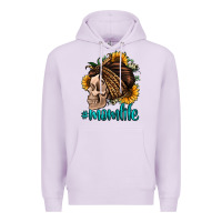 Lilac momlife skull with bandana Premium Hoodie - Jasminsmagicworld