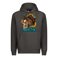 Smoke momlife skull with bandana Premium Hoodie - Jasminsmagicworld