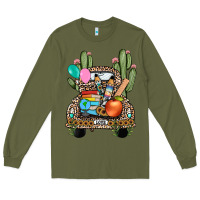 Army Green farm truck,back to school Long Sleeve Tee - JahusDesignShop