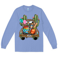 Colony Blue farm truck,back to school Long Sleeve Tee - JahusDesignShop