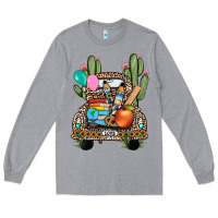 Heather Grey farm truck,back to school Long Sleeve Tee - JahusDesignShop